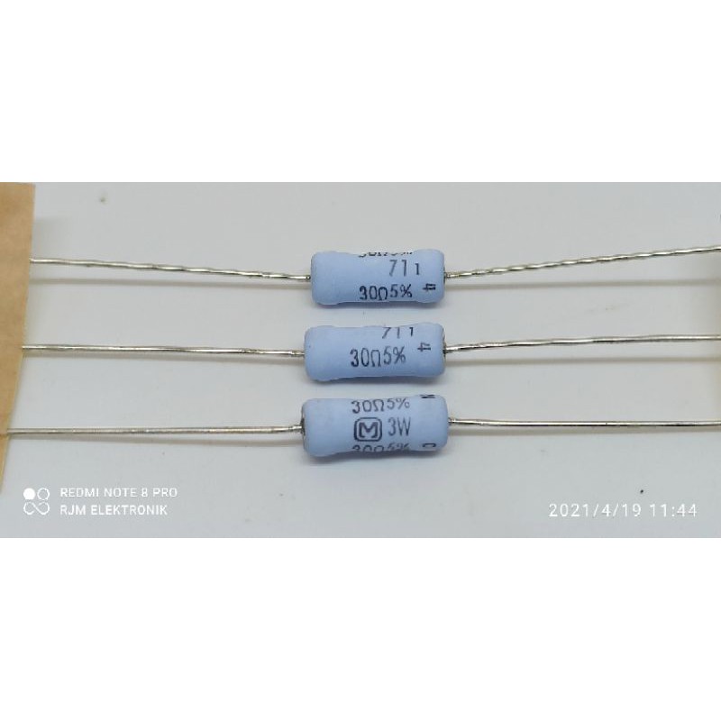 resistor panasonic 30 ohm 3w per 10 pcs
