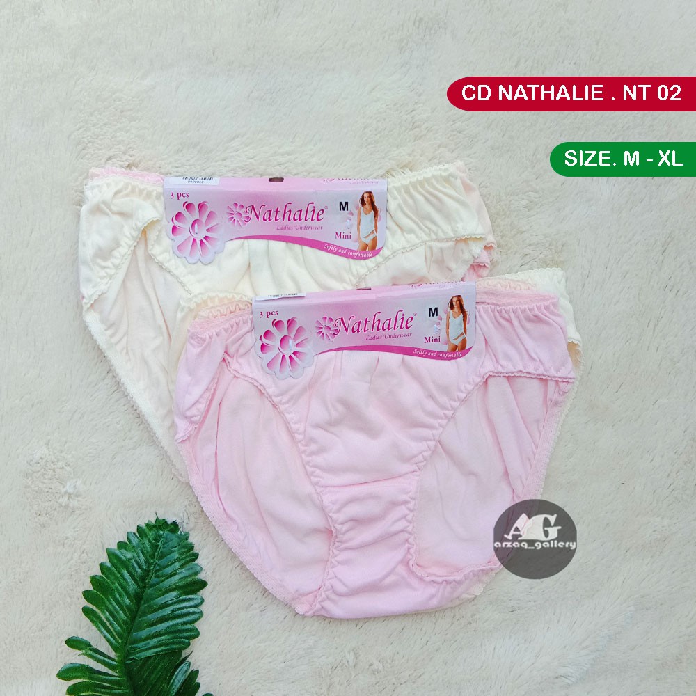 6pc - Celana Dalam Wanita Nathalie NT 02 | Celana Dalam Murah | NATHALIE |  Pakaian Wanita | Pakaian Dalam | Celana Dalam | Cd