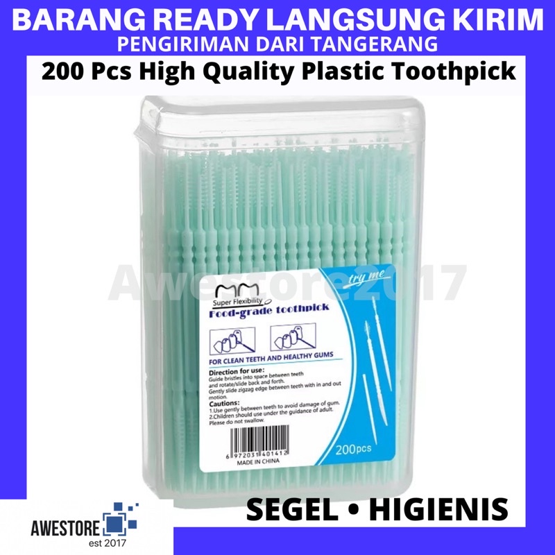 Interdental Brush Dental Picks Tusuk Gigi Plastik Toothpick Plastic