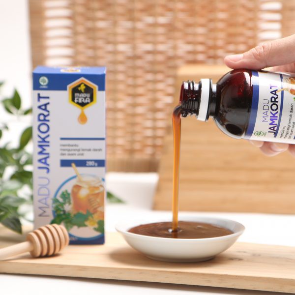 

Madu Jamkorat Jamu Herbal Obat Kolesterol Rematik Asam Urat Encok Pegal Linu