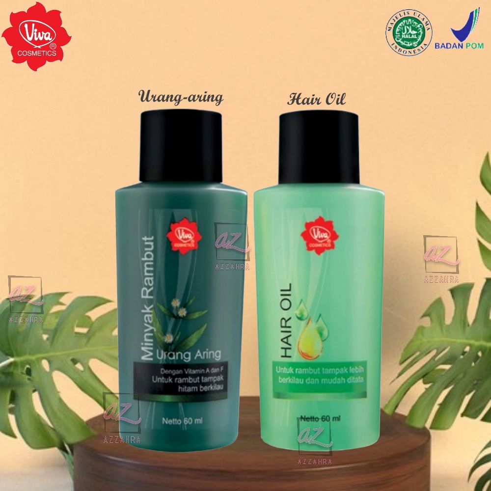 Viva Minyak Rambut Hair Oil Hijau | Urang Aring 60ml