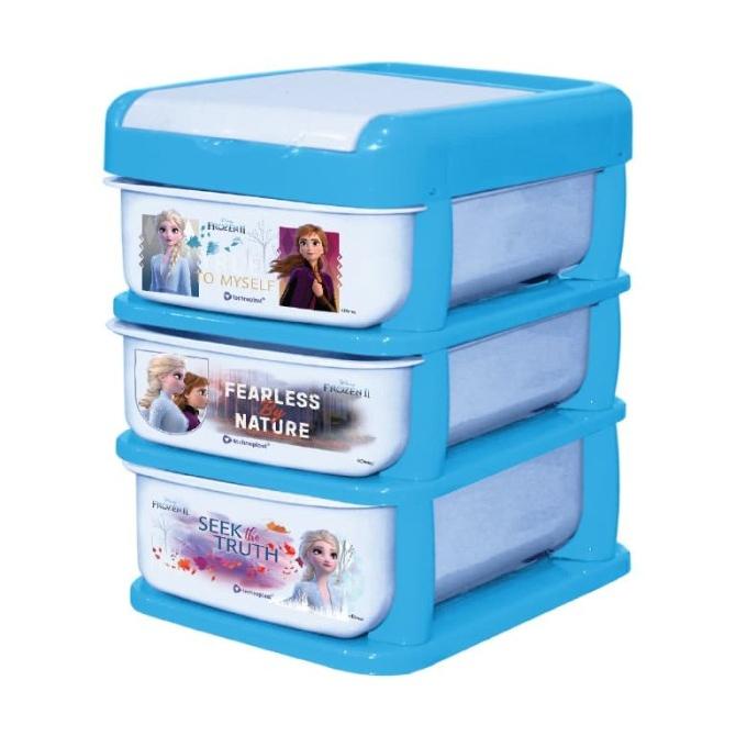 Technoplast STATIONERY DRAWER Laci susun 3 design Disney Frozen