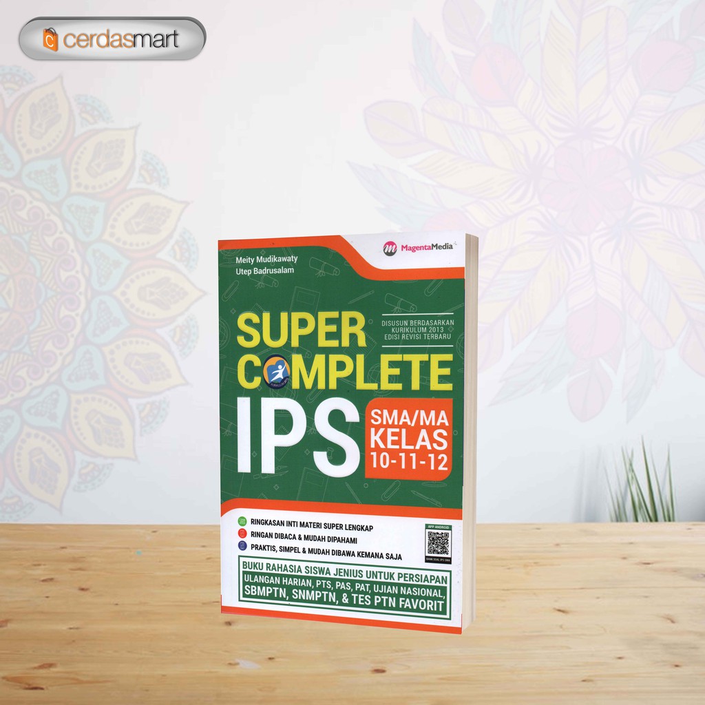 Super Complete Ips Sma Kelas 10 11 12 Buku Pintar Pelajaran Sma