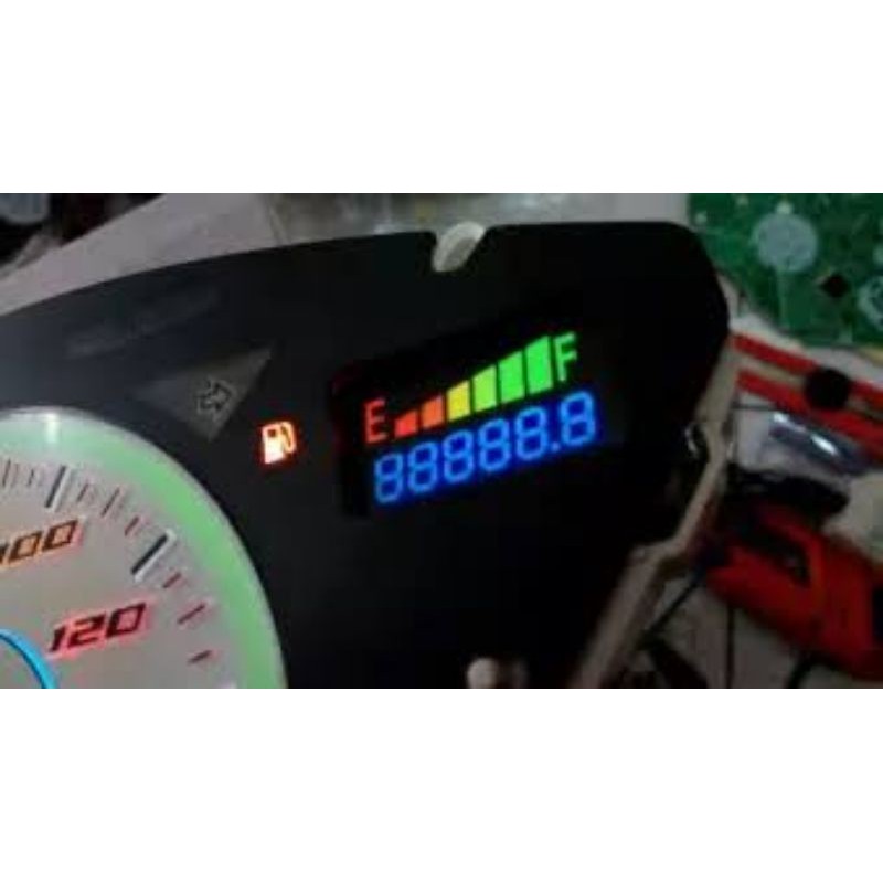 stiker speedometer LCD honda supra/karisma