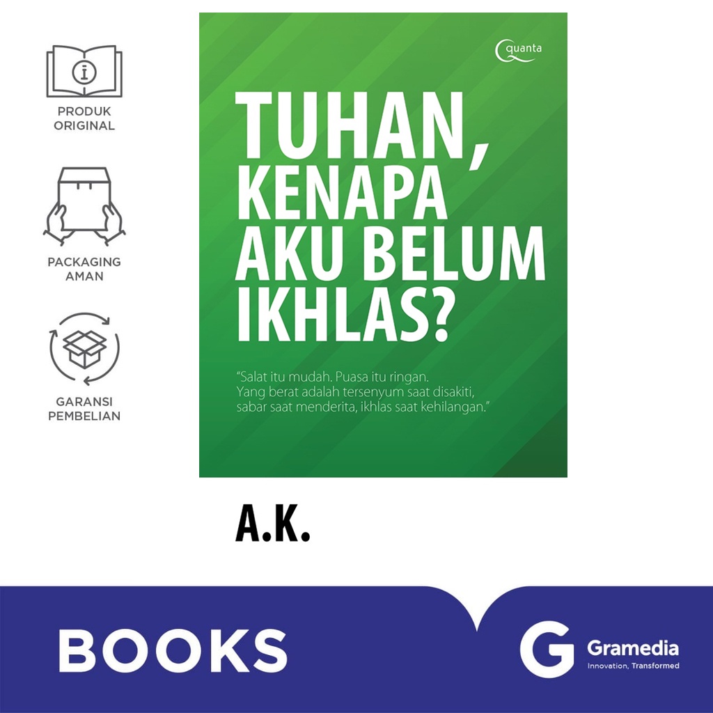 Gramedia Bali - Tuhan, Kenapa Aku Belum Ikhlas?