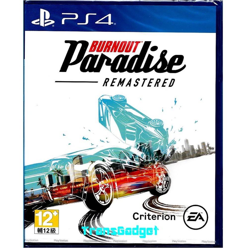 Jual Kaset BD Sony PS4 Burnout Paradise Remastered Murah