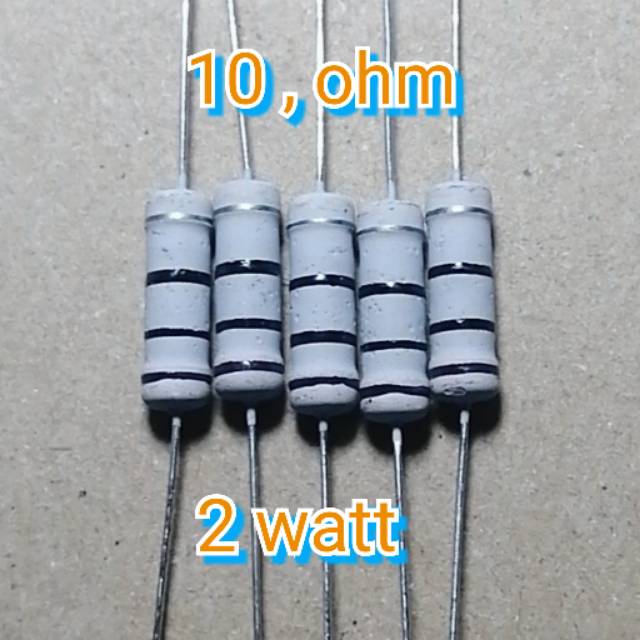 RESISTOR ,10. OHM .2 .WATT .METALKARBON