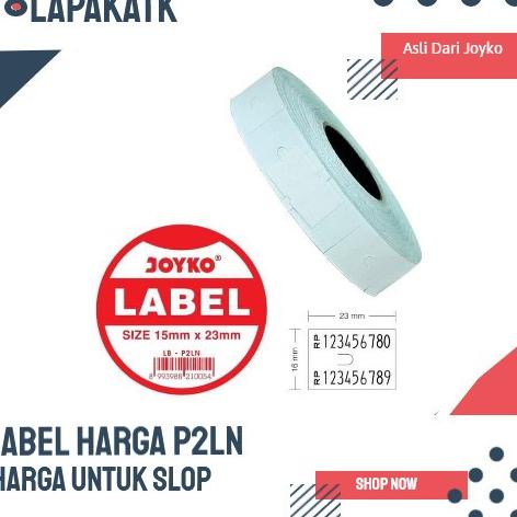 

LABEL HARGA JOYKO 2 BARIS - P2LN (slop)