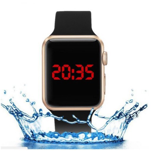 LED Watch JAM TANGAN APPLE WATCH IPHONE FASHION STRAP RUBBER