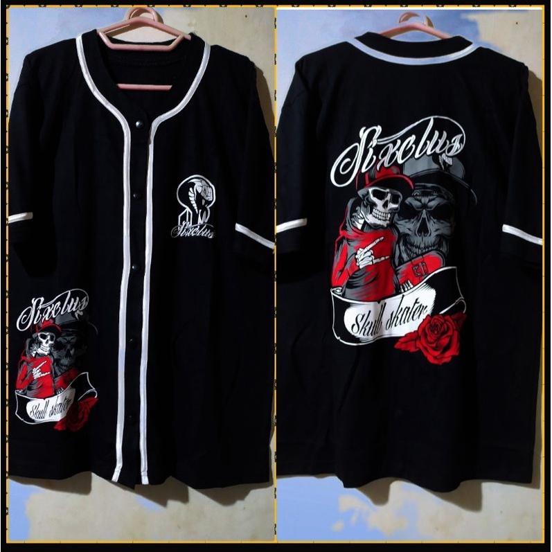 JERSEY BASEBALL SIXCLUS ORIGINAL baju distro pria wanita