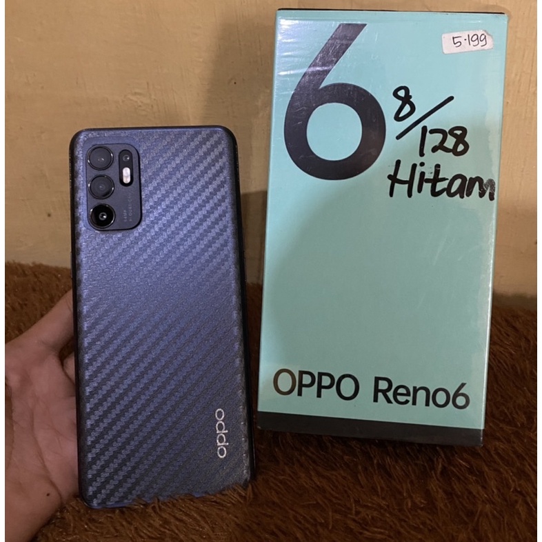 Oppo RENO 6 (8/128) Bekas mulus