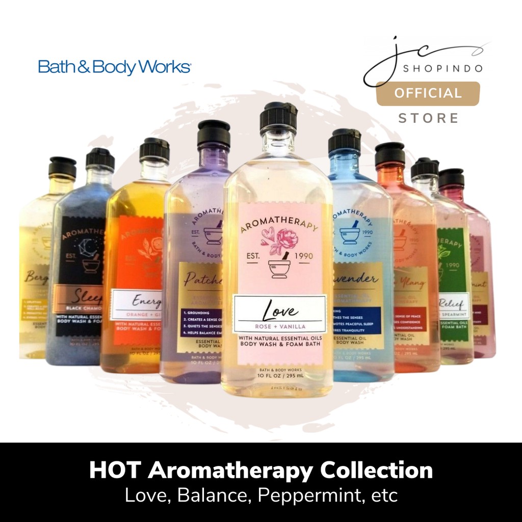 BODY WASH FOAM BATH AROMATHERAPY - BATH & BODY WORKS