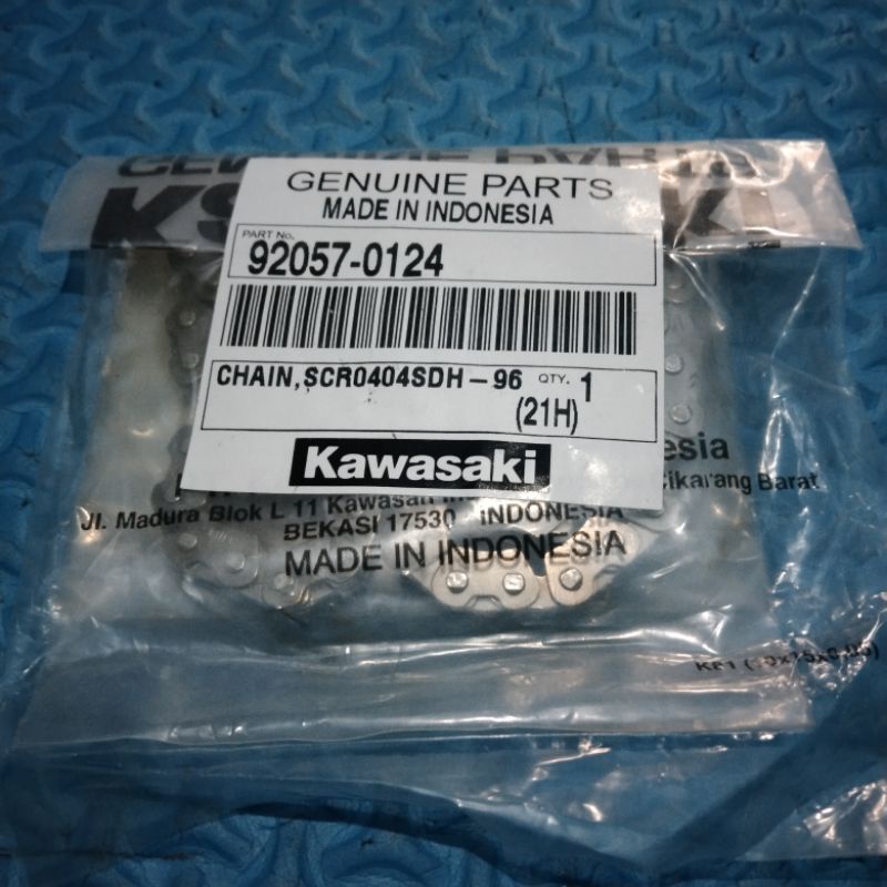 Rantai keteng zx 130 original Kawasaki 92057-0124