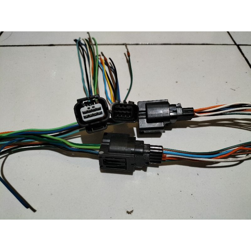soket kabel soket pin 8 sambungan watherproof ,soket lampu Vario 125 ,soket saklar vario
