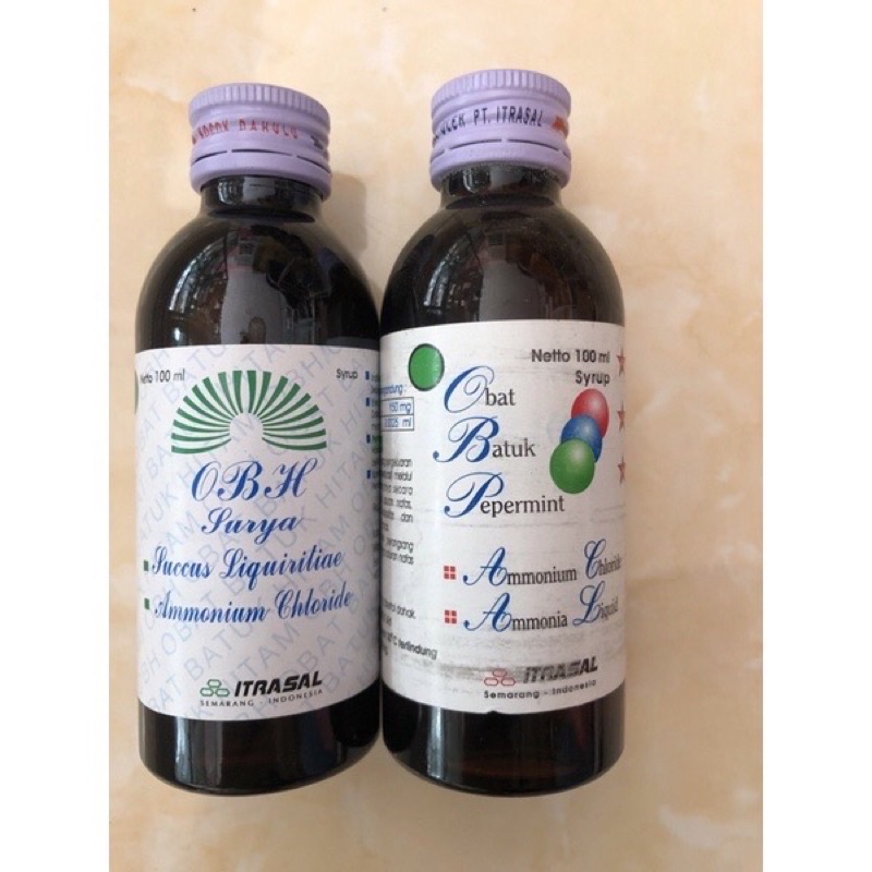 Obat Batuk OBH ITRASAL Putih dan Hitam 100 ML PLUS BUBBLE WRAP