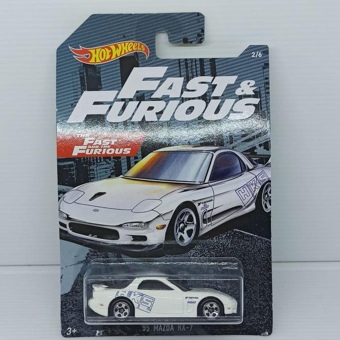 Terbatas Hotwheels Hot Wheels Fast & Furious - 95 Mazda Rx-7 Putih Sale