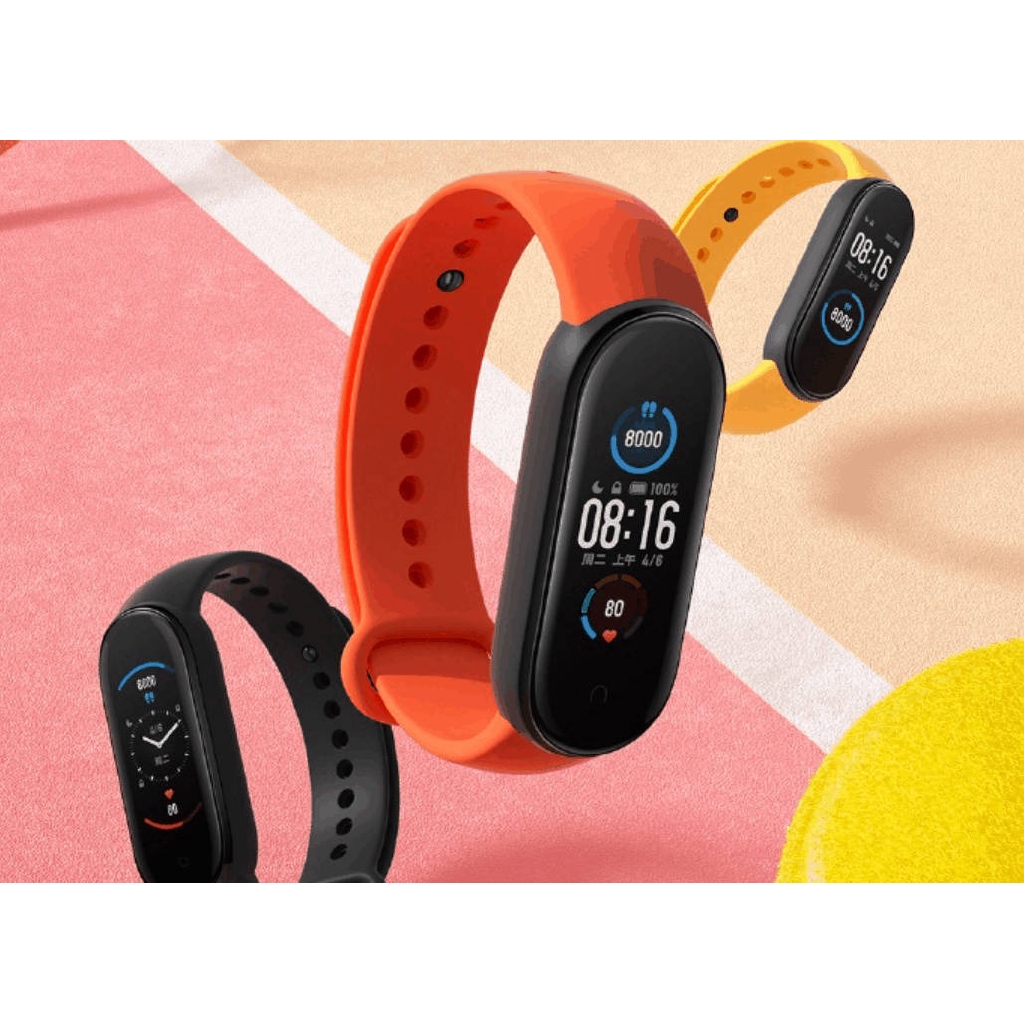 Strap Mi Band 3 4 5 6 Tali MiBand Tali Jam Xiaomi Band Pengganti