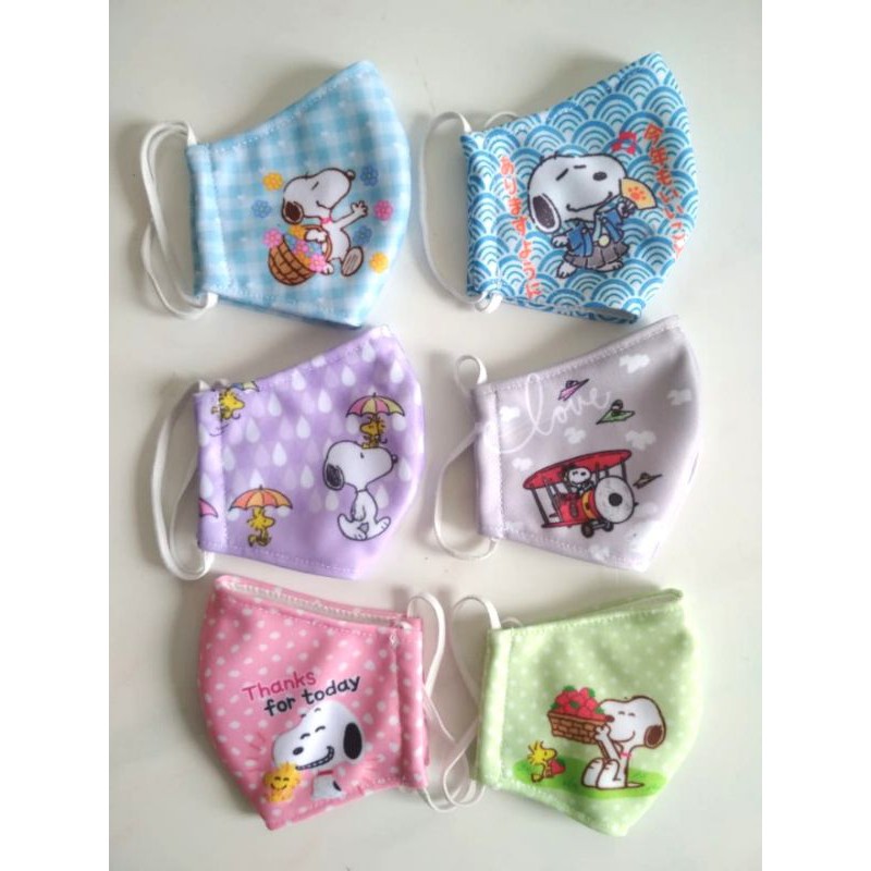 Masker Non Medis Snoopy