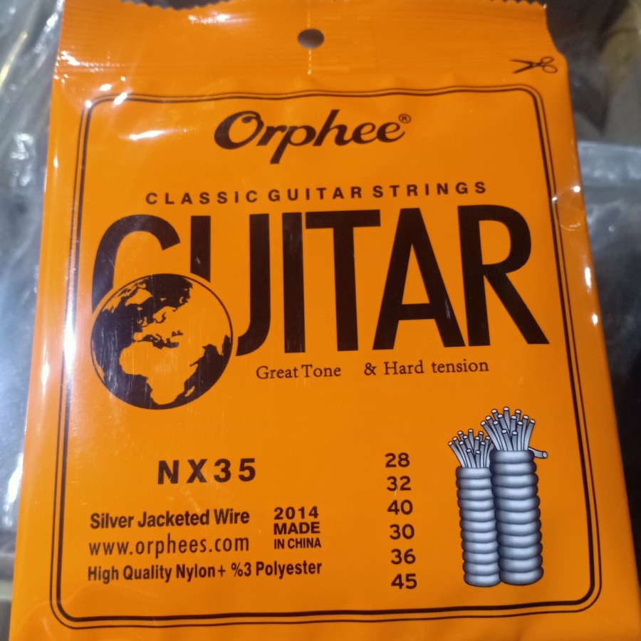 Senar gitar klasik ORPHEE NX35  28-45