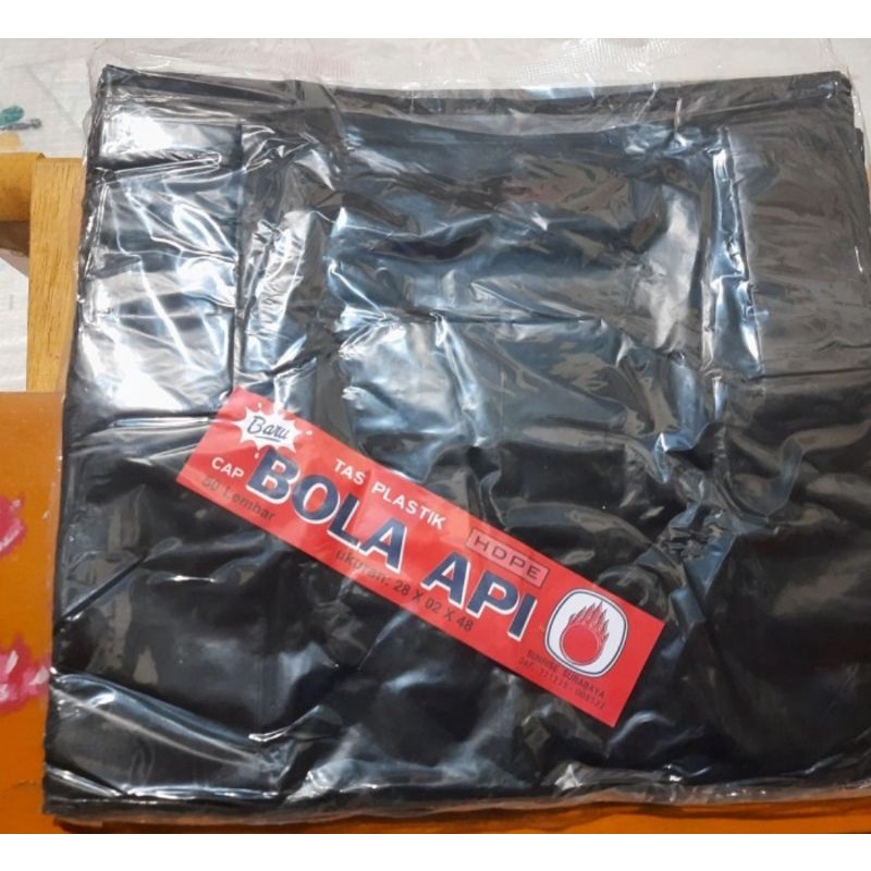 

Tas Plastik /Kresek Hitam Sedang No 28