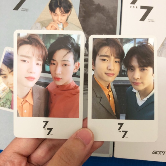 GOT7 - 7 FOR 7 PRESENT EDITION UNIT PHOTOCARD // JINSON JINBAM