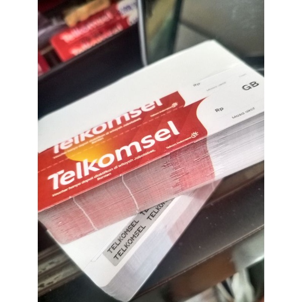 VOUCHER KOSONG BLANK TELKOMSEL MURAH JABODETABEK JABAR