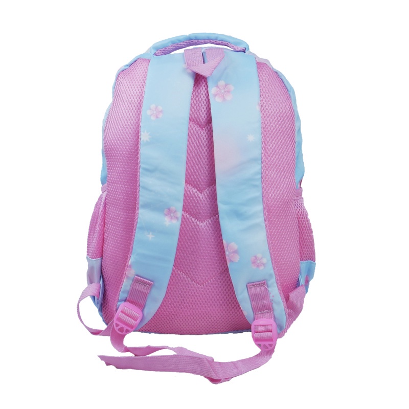 [KLIKTAS] Tas Ransel Sekolah SD Perempuan Besar Hello Girl 18181 Backpack Cewek Motif Rainbow