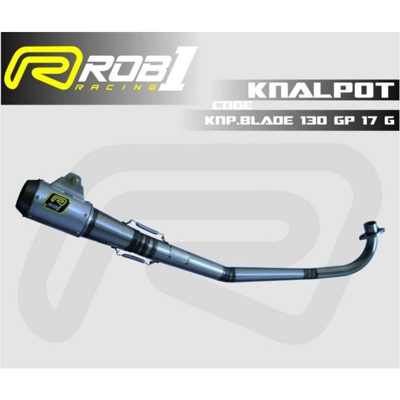 Knalpot Rob1 Rcb1 GP17 Honda Blade 130CC Galvanis Premium Original Racing Rcb1 juraganknalpotjogja