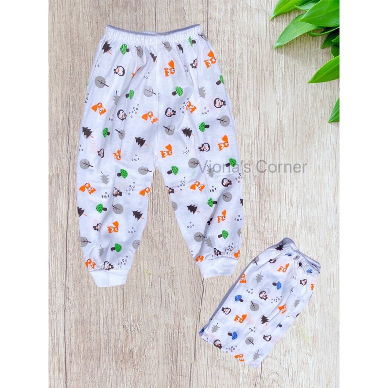 Celana Panjang Bayi Motif Random 0-6 bulan S M L XL Satuan/Paket Isi 3