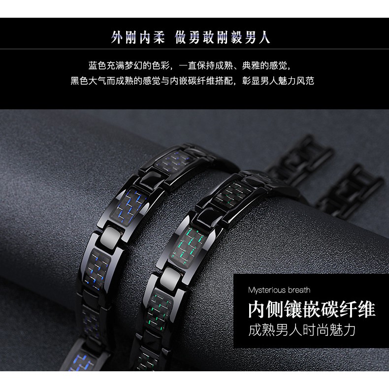 Gelang Baja Karbon Baja Titanium/Gelang Kesehatan Bio Energy Magnetic Gelang Belence-6