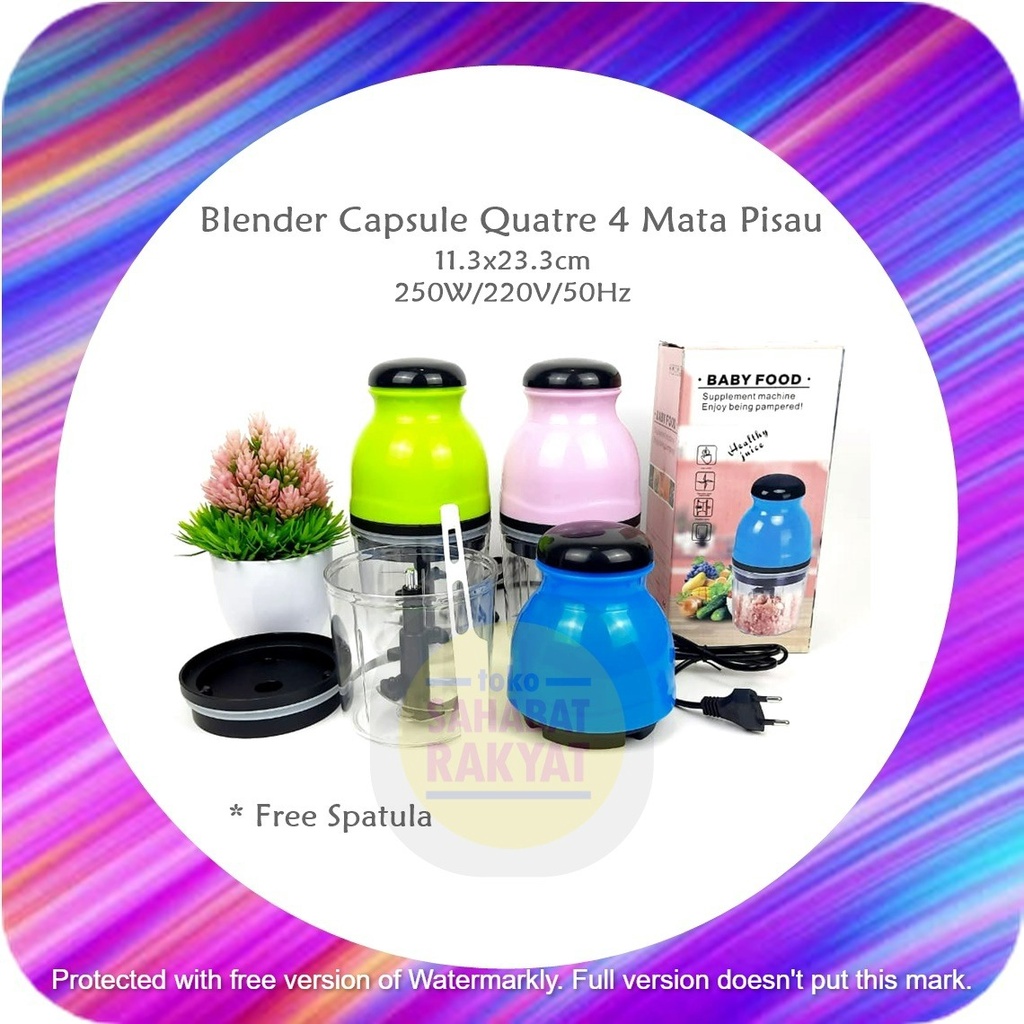 Blender Quatre Cutter Capsule/Blender Bumbu