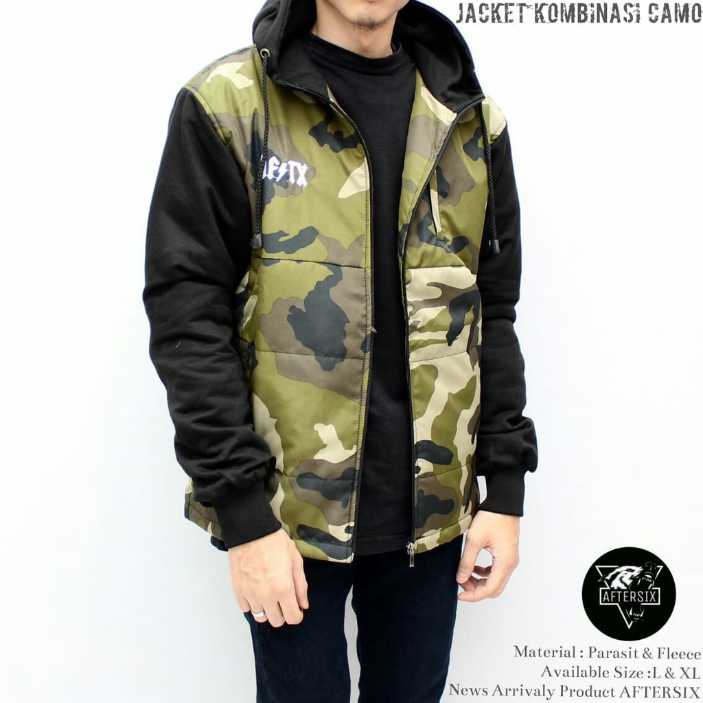 JAKET COMBINASI CAMO/ JAKET CAMO PRIA / TERBARU !!