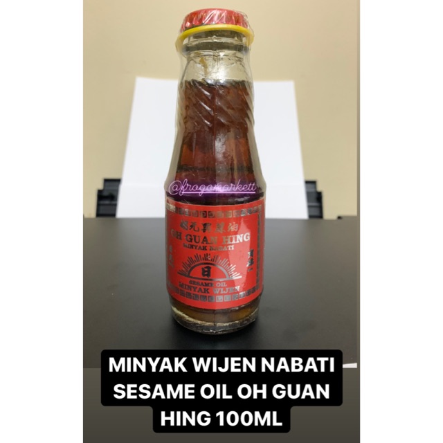 

Minyak Wijen Sesame Oil Oh Guan Hing 100ML / 300ML / 600ML