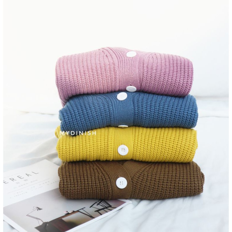 Laily balon Crop - Cardigan Rajut Wanita Premium