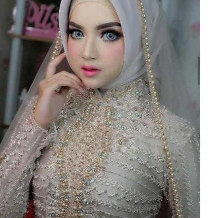 ✩ SLAYER PENGANTIN/ SLAYER VEIL MUTIARA PENGANTIN / HIJAB PENGANTIN MUTIARA ☆