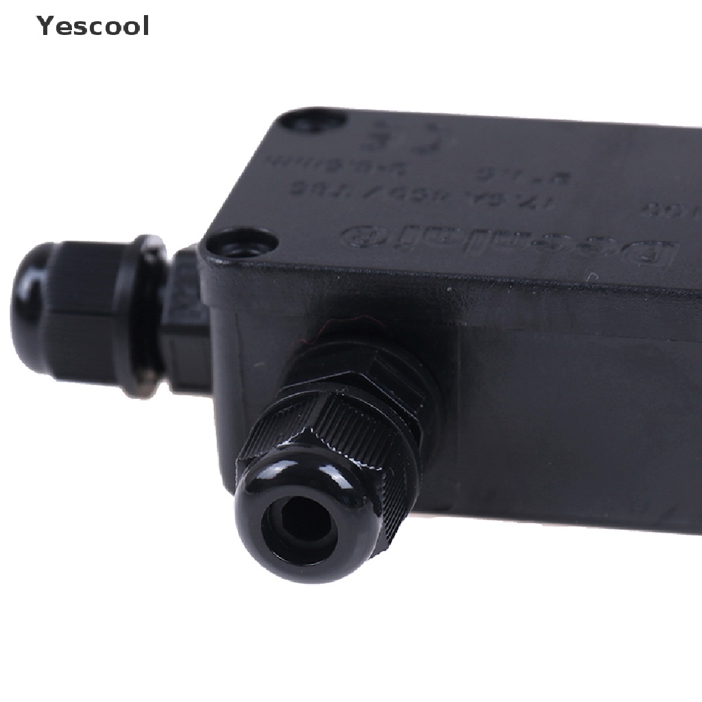 Yescool 3Way IP66 outdoor waterproof cable connector junction box with terminal 450v .