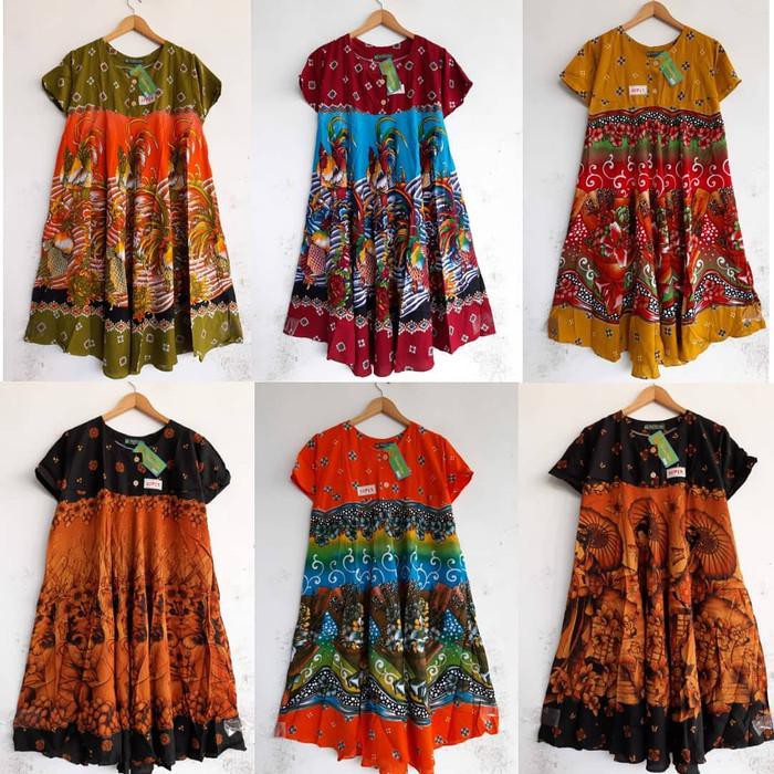 DASTER BATIK KENCANA UNGU / DASTER PAYUNG / DASTER KLOK / DASTER JUMBO - Pink