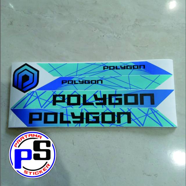 Frame Sticker Decal Sepeda POLYGON
