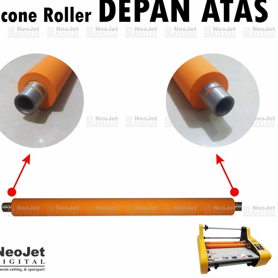 

[D09QF)⭐ Roll Roller Depan Atas Pemanas Mesin Laminasi FM3510 FM 3510 Laminator Part Laminating ,,,!
