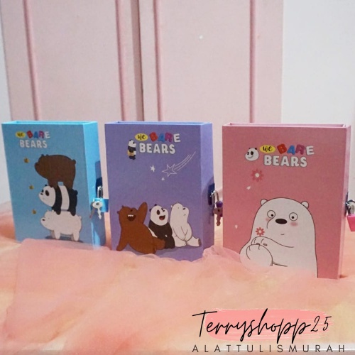 

Buku Diary Rahasia Ukuran A5 Buku Gembok Karakter Panda Beruang Buku Jurnal Murah COD