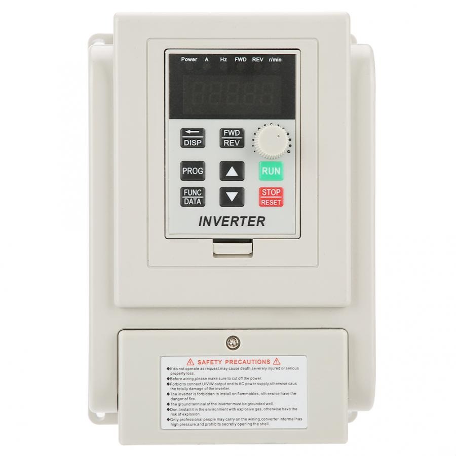 Speed Controller Inverter 3 Phase VFD Variable Frequency Motor Drive 1.5KW 2HP 220V