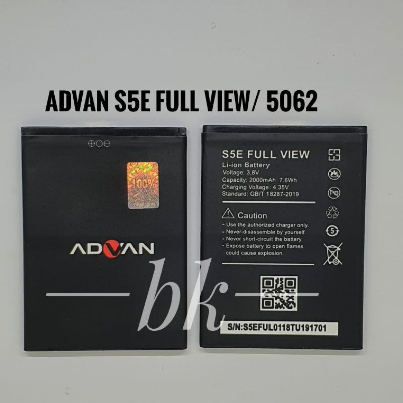 Baterai Batere Advan S5E Full view Batre advan s5e full view battery original