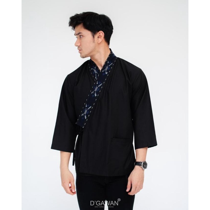 Promo Isamu Kimono Black - Kimono Etnik Songket - By Dgawan.Co