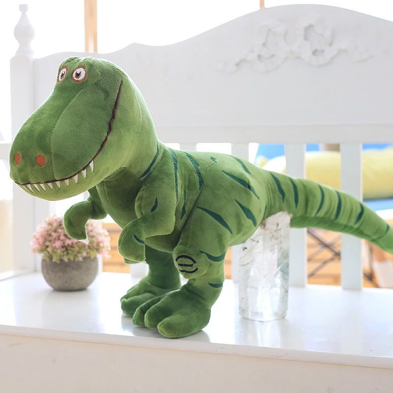 55cm Mainan Dinosaur Plush Toys Cartoon Tyrannosaurus Cute Stuffed Dolls for Kids Boys Gift Boneka