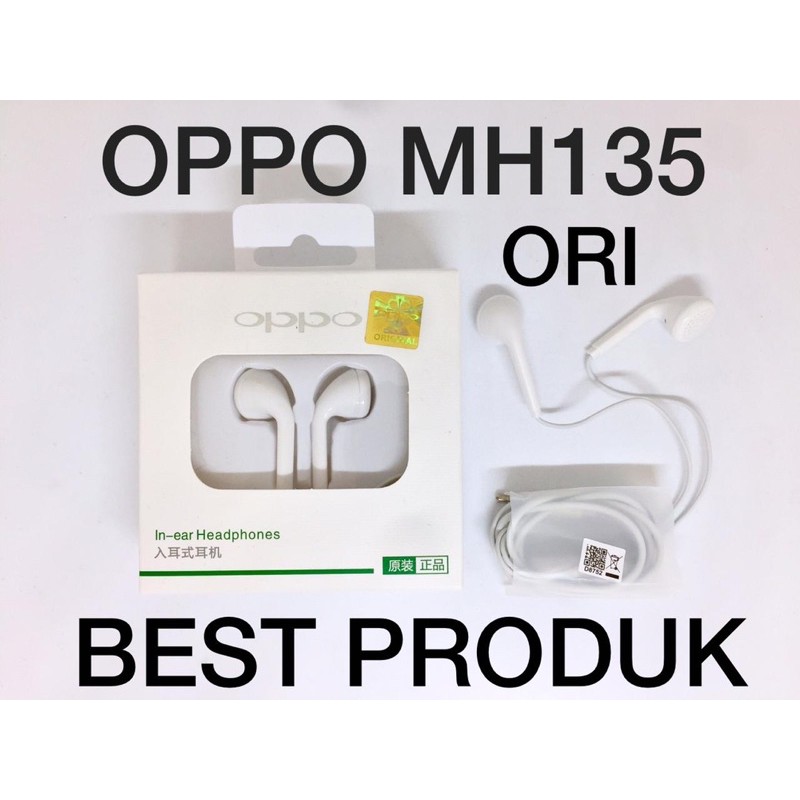 PROMO HANDSFREE OPPO MH135 / R9 ORIGINAL SUARA PALING JERNIH DI KELASNYA