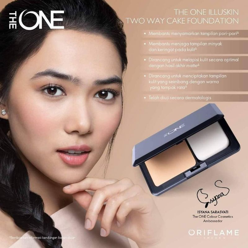 The ONE Illuskin Two Way Cake Foundation