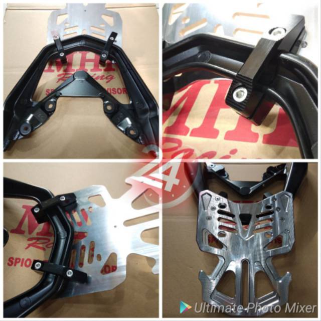 BREKET BOX NMAX CNC BLACK DIAMOND-HK99