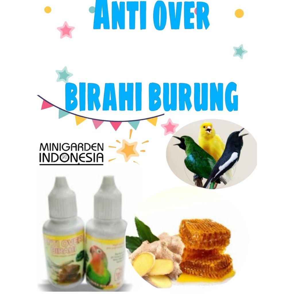 OBAT ANTI OVER BIRAHI BURUNG obat menstabilkan hormon vitamin metabolisme burung dan relaksasi saraf