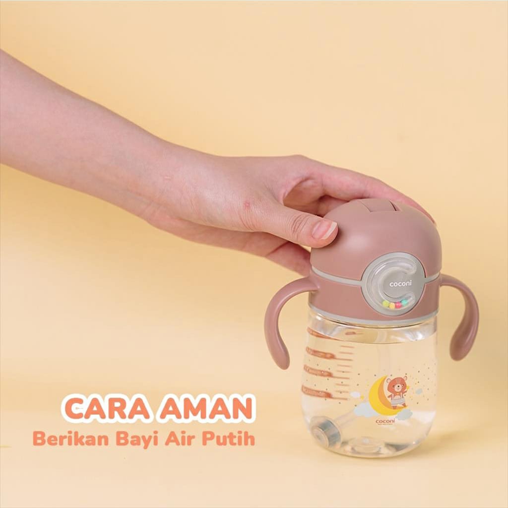 Coconi Tritan Bottle 270ml - Botol Minum Anak Dengan Pemberat