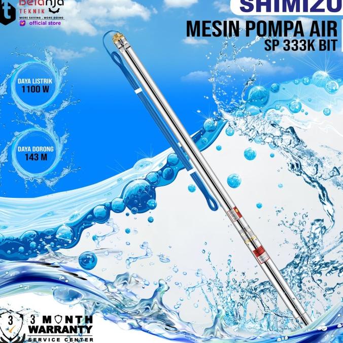 Pompa Air Satelit - Submersible Shimizu Sp 333K Bit 1.5 Hp 3 Inchi